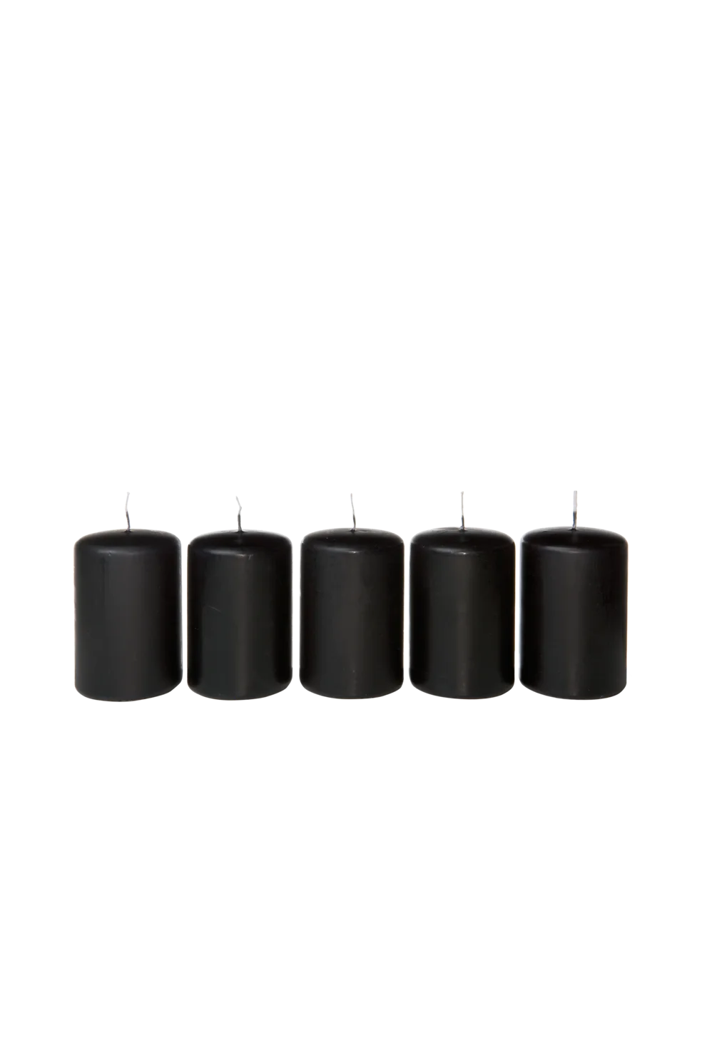 Bold chandelier candles black big